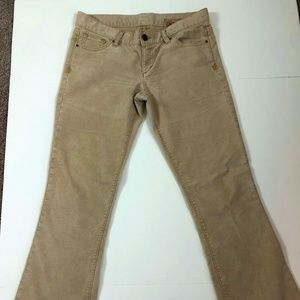 Gap 1969 10R Low Rise Boot Cut Corduroy Jeans Wheat Boot cut stretch cords EUC